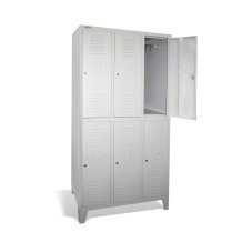 LOCKER CH 3/6 F - 6-türiger Kleiderschrank mit kurzen Türen