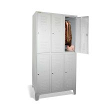 LOCKER CH 3/6 F - 6-türiger Kleiderschrank mit kurzen Türen