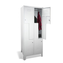 LOCKER CH Z4 F – 4-türiger Kleiderschrank mit Z-förmigen Türen
