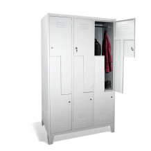 LOCKER CH Z6 F - 6-türiger Kleiderschrank mit Z-Türen