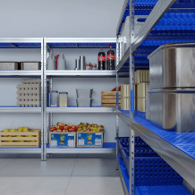 GRACK AS 1800/750/500 4/175 | Regal mit 4 Fachböden aus Polypropylen