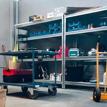 HRACK AS 2000/1800/600 4/450 | Regalaufbau mit 4 HDF-Fachböden mit hoher Tragfähigkeit