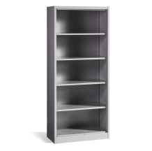 OPENCAB H 1850/800/400 | Offener Lagerschrank mit 4 Fachböden, 800 mm breit