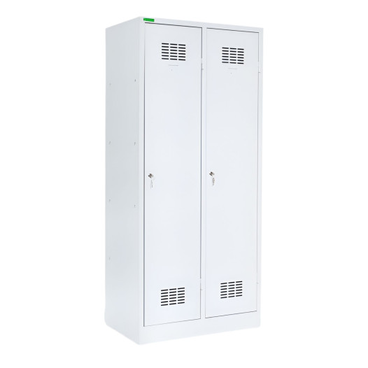LOCKER H 2 BW | 2-türiger Gardarobenspind mit Trenneinsatz