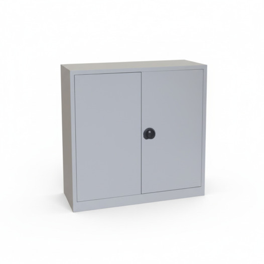 DOCUCAB H 1000/1000/420 GY | Büroschrank mit 2 Fachböden