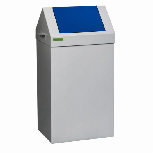 SELECT 90L BLUE | Abfallbehälter mit blauem Deckel für Mülltrennung