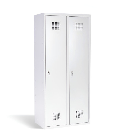 LOCKER M 2 BW │ 2-türiger Kleiderschrank mit Trennwand