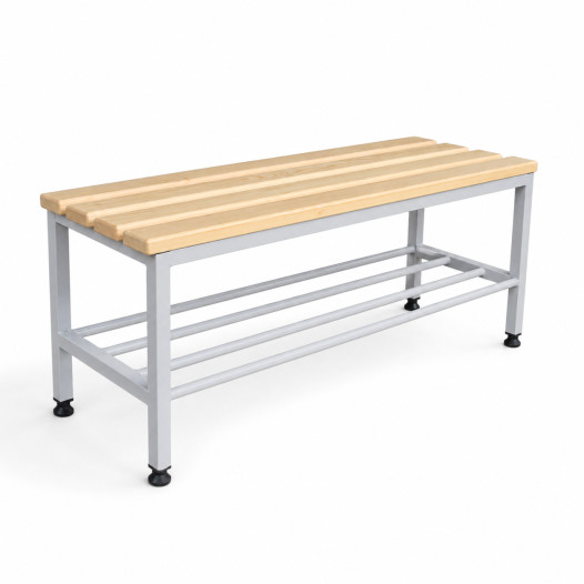 Sitzbank mit einer Länge von 1000 mm mit Schuhablage, BRIDGE IM 1000 + 4P