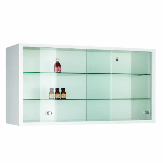 WALLCAB M 500/1000/250 9003 | Hängeschrank mit Glastüren