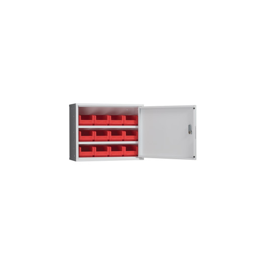 SORTICAB WALL MB 380/470 | Wandschrank mit 12 Sichtlagerkasten