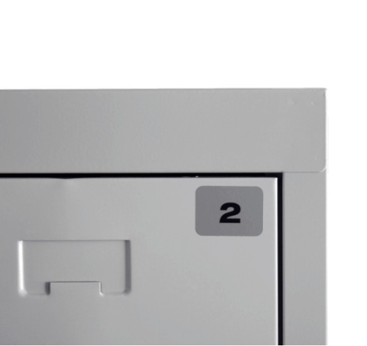 STICKER MB 1-50 | Selbstkleber zur Schranknummerierung 1 až 50