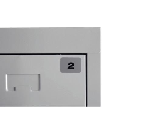 STICKER MB 1-100 | Selbstkleber zur Schranknummerierung 1-100