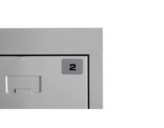 STICKER MB 1-250 | Selbstkleber zur Schranknummerierung 1-250