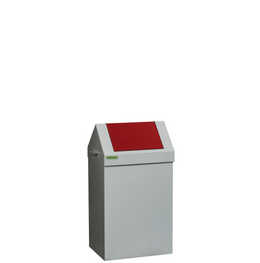 SELECT 90L RED | Abfallbehälter mit rotem Deckel für Mülltrennung