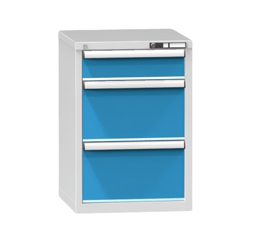 CONTI PK 840/580 D3 BE | Schubladenschrank für Werkstatt mit 3 Schubladen