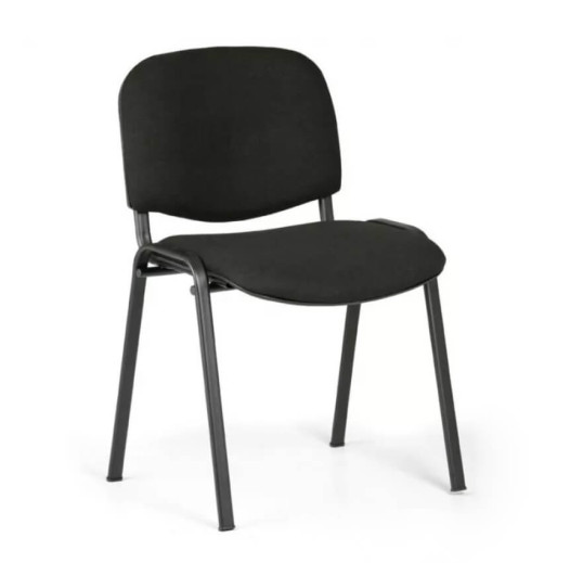 SEAT IN AN TAU BK | Stapelbarer Konferenzstuhl, schwarz