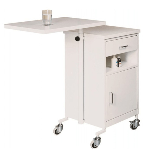 BEDSIDE CAB M WE | Nachttisch auf Rollen