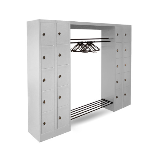 WARDROBE OPEN 2320 | Offenes Schranksystem mit 20 Fächern