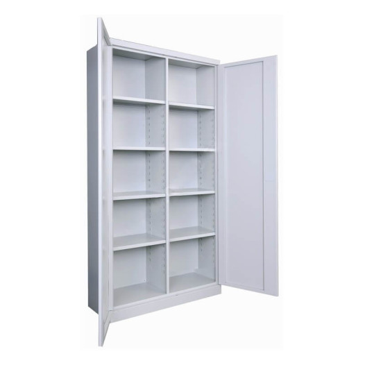 XMULTISHELFCAB H 1920/1000/380 7035 – Büroschrank mit 8 Regalen