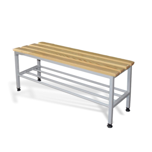 BRIDGE IM 1000 + 4P | Sitzbank mit einer Länge von 1000 mm mit Schuhablage