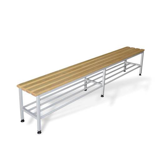 BRIDGE IM 2000 + 4P | Sitzbank mit einer Länge von 2000 mm mit Schuhablage