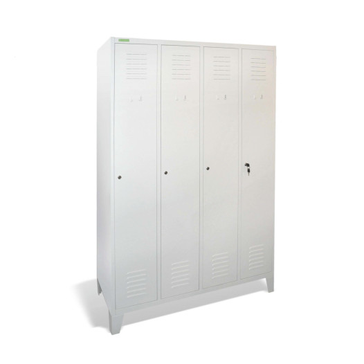 LOCKER CH 4 F - 4-türiger Kleiderschrank mit Beinen
