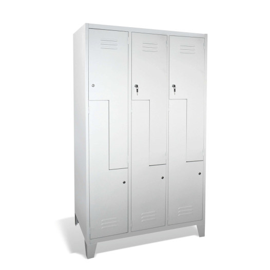 LOCKER CH Z6 F - 6-türiger Kleiderschrank mit Z-Türen