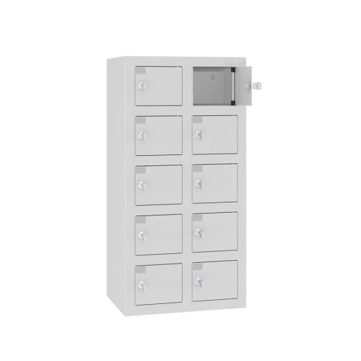 VBOX M 2/10 ELECTRO - Handyladeschrank mit 10 Fächern