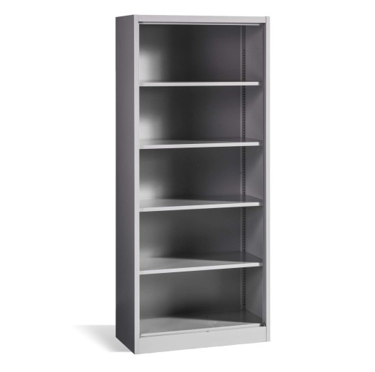 OPENCAB H 1850/800/400 | Offener Lagerschrank mit 4 Fachböden, 800 mm breit